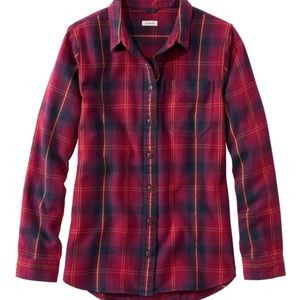 LL Bean Womens flannel shirt